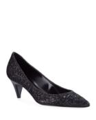 Glitter Kitten Heel Cocktail Pumps