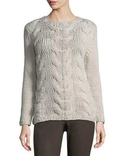 Chunky Cable-knit Cashmere