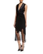 Sleeveless Tailored Cocktail Dress With