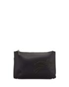 Shop It Leather Crossbody Bag, Black