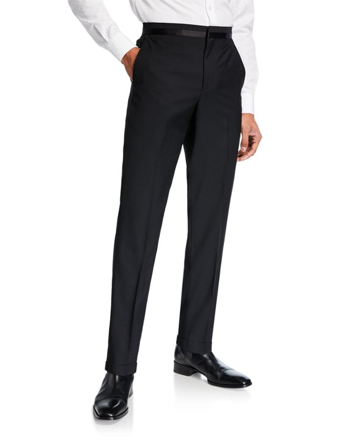 Flat-front Dress Pants