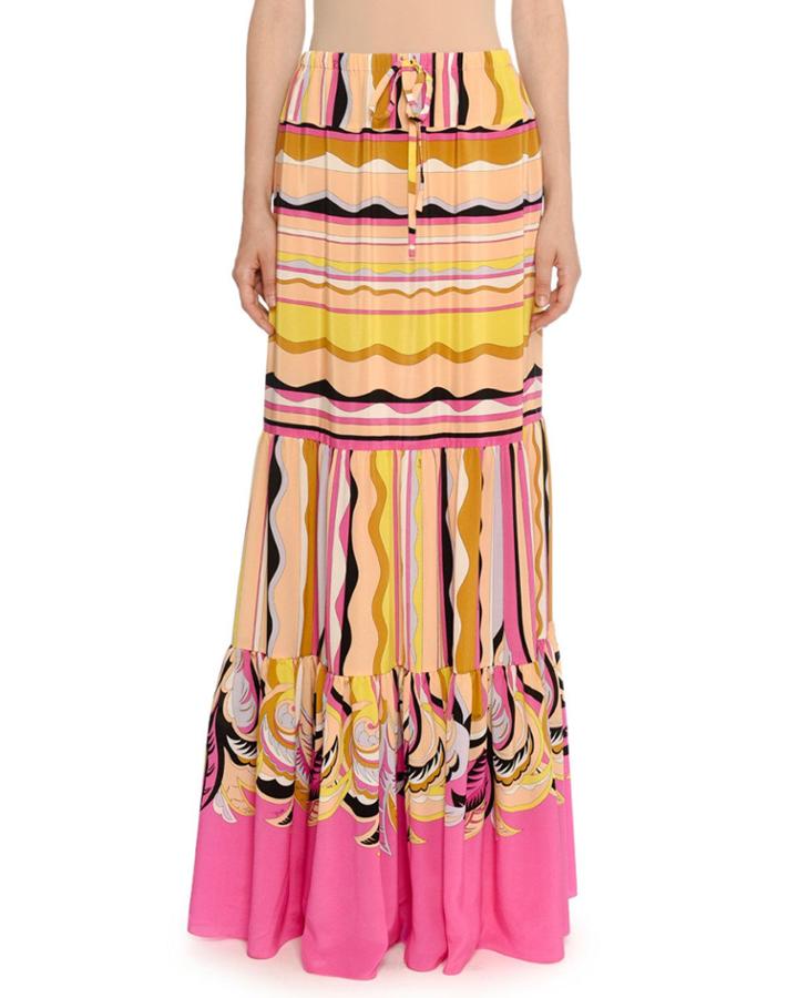 Guanabana-print Tiered