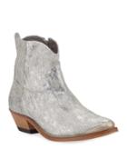 Young Sparkles Sequined Western Boots