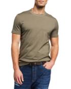 Men's Contrasting Stitching T-shirt