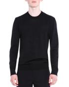 Crewneck Wool/silk Knit