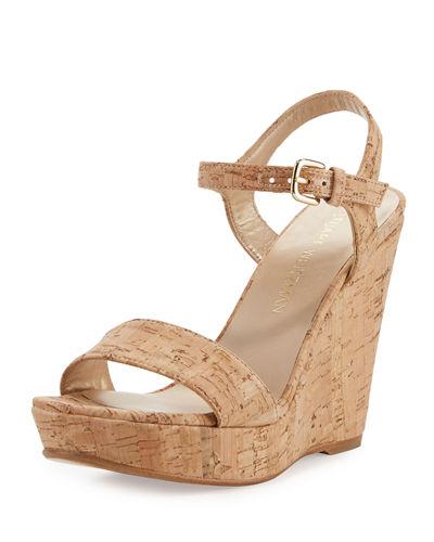 Marry Me Cork Wedge Platform