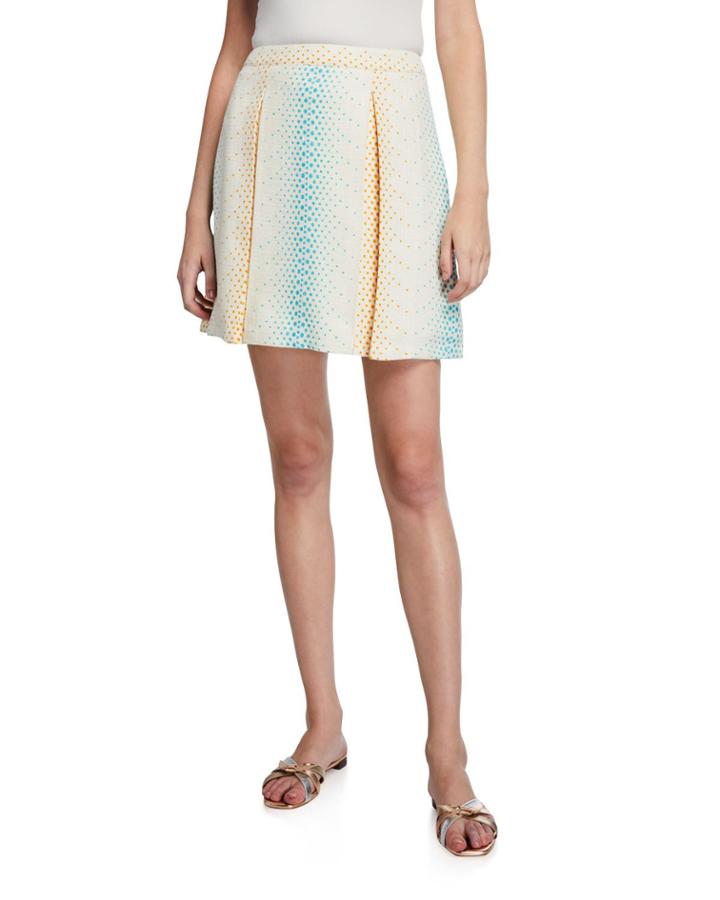 Leona Pleated Printed