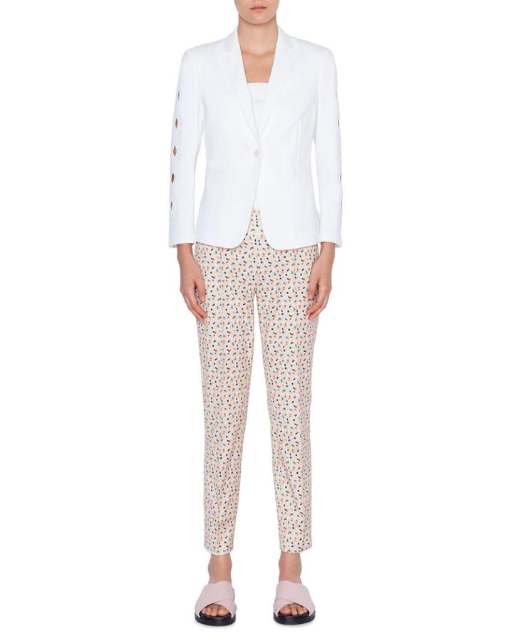 Jersey Memphis Wave-sleeve Blazer