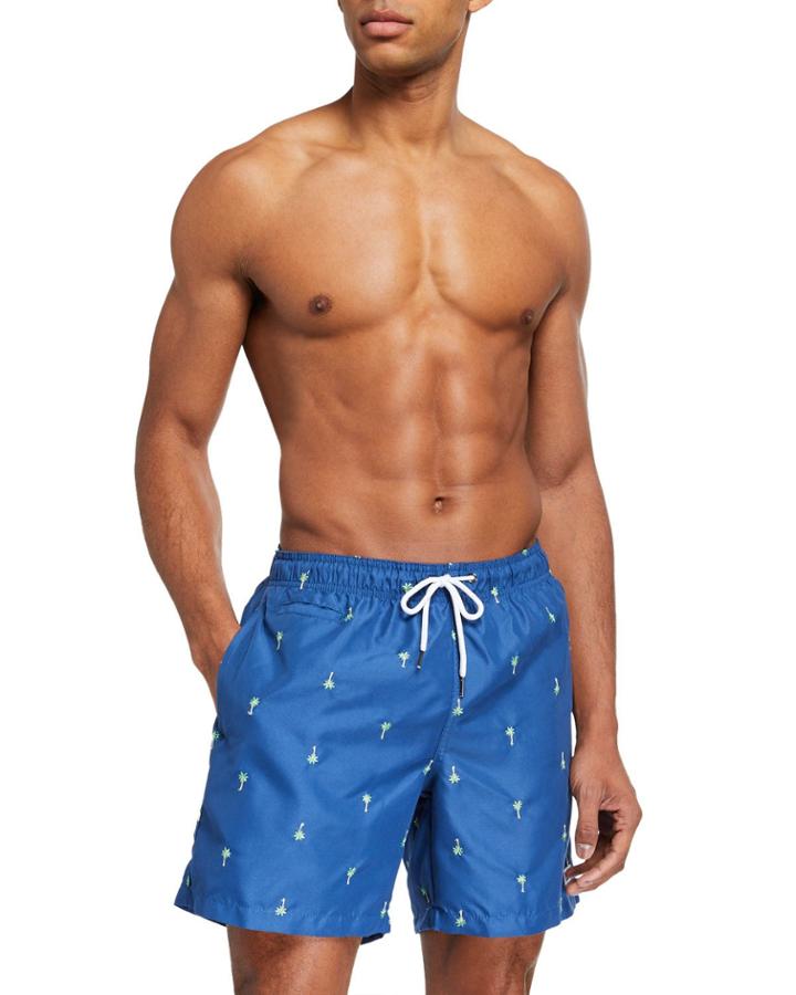 Men's Palm Tree Embroidered