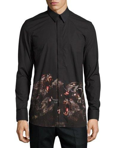Monkey Brothers Printed-hem