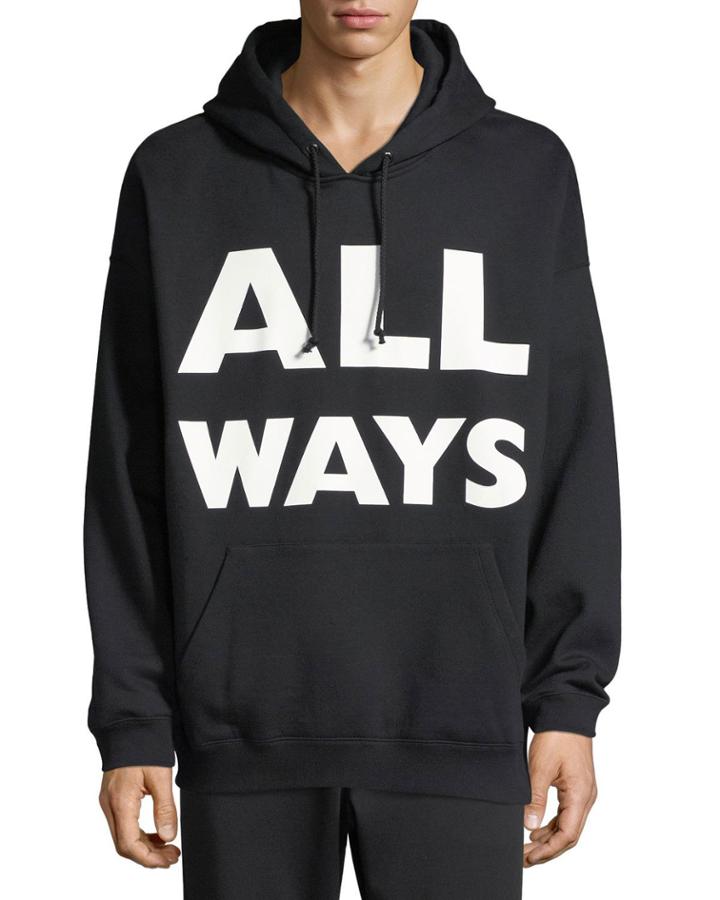 Felpa Allways Typographic Hoodie