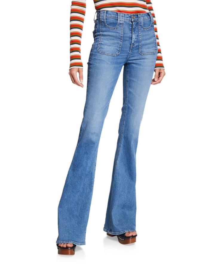 Beverly High-rise Cargo Jeans