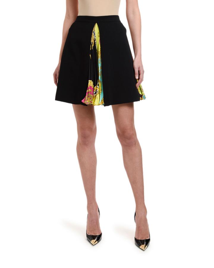 Plisse Print Inset