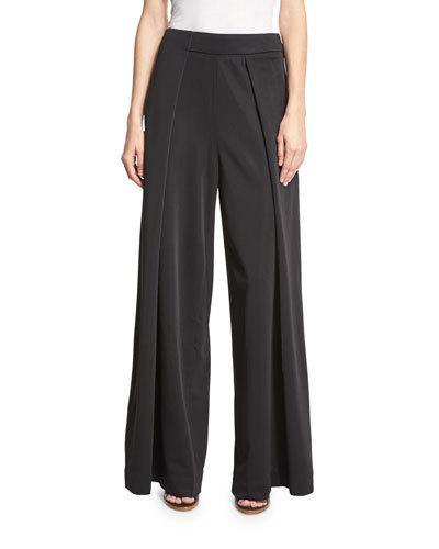 Double-layer High-waist Pants, Black