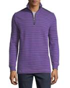 Stand Collar Long-sleeve Pullover