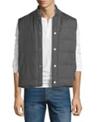 Men's Quilted Double-bib Bomber Vest