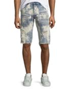 Men's Bleach Splatter Speckled Denim