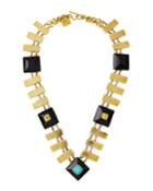 Pevu Necklace W/ Turquoise & Citrine