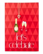Triangle Necklace With Let's Celebrate Card