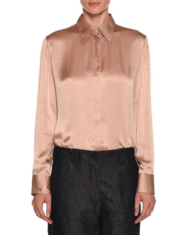 Classic Silk Cady Blouse