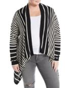 Andre Striped Cascading Cardigan,
