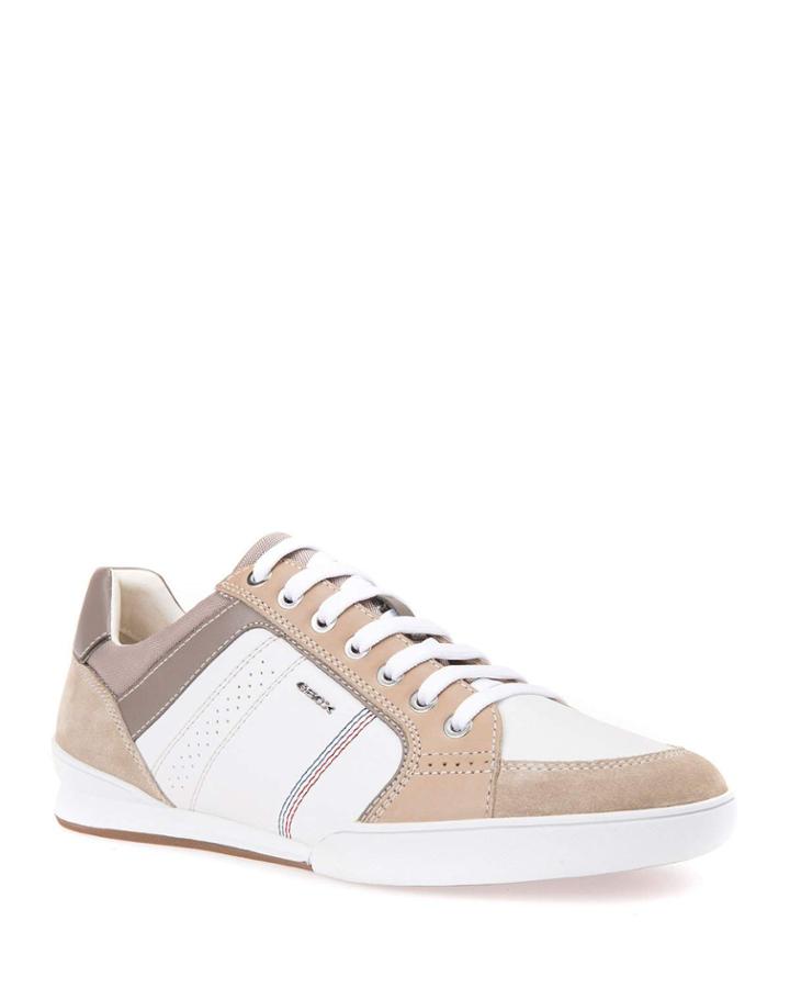 Men's Leather Colorblock Trainer