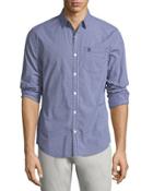 Mini-gingham Button-down