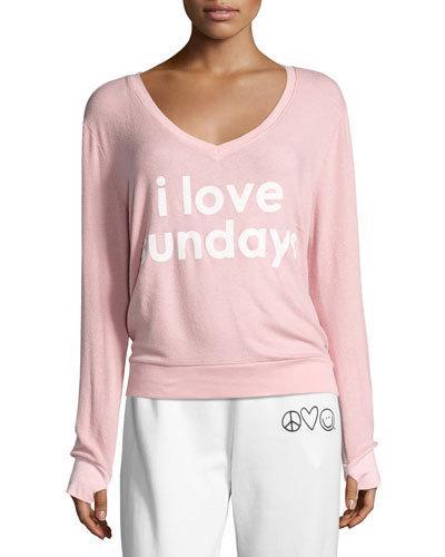 I Love Sundays Comfy Top,
