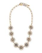 Daisy Long Floral-station Necklace,