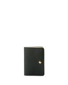 Saffiano Faux-leather Snap Wallet, Black