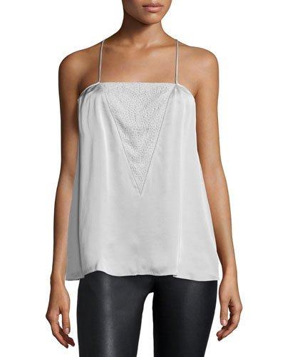Sleeveless Racerback Top, Vapor