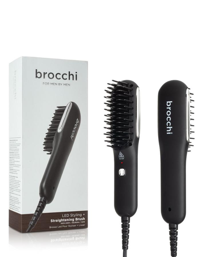 Men's Led Styling And Straightening Brush
