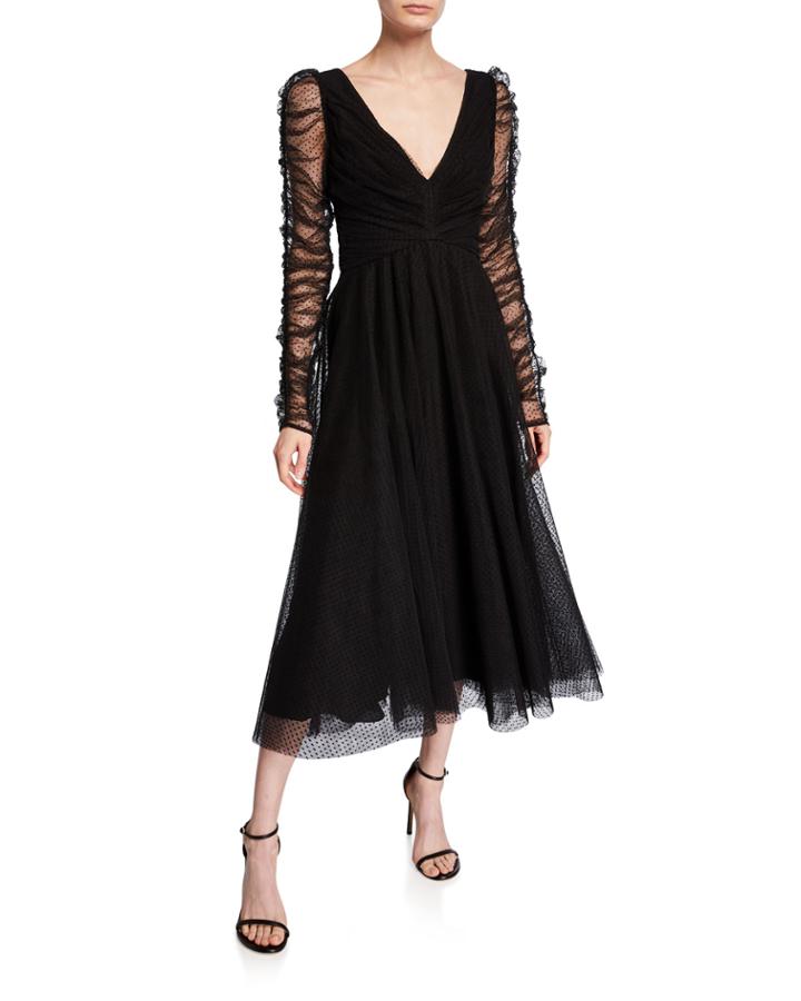 Espionage Long-sleeve Tulle Ballet Dress