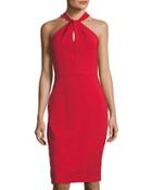 Stretch-crepe Knot-front