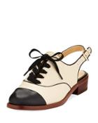 Damian Cap-toe Slingback Oxford