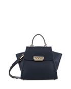 Eartha Iconic Leather Floral-strap