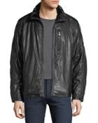 Hopkins Faux-leather Jacket