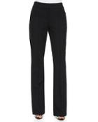 Dondi Boot-cut Pants, Black