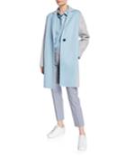 Bicolor Double-face Coat