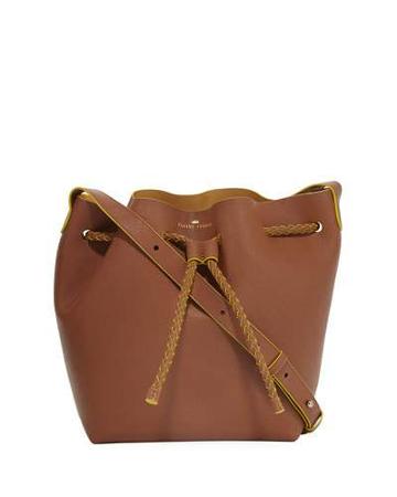 The Reserve Leather Bucket Bag, Camel