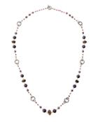 Verona Long Quartz/pearl Necklace,