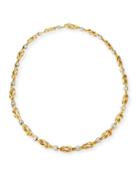 18k Two-tone Small Knot Necklace