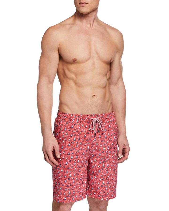 Men's Confetti Boats Print