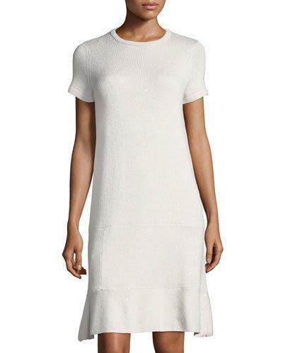 Cashmere-silk Short Sleeved