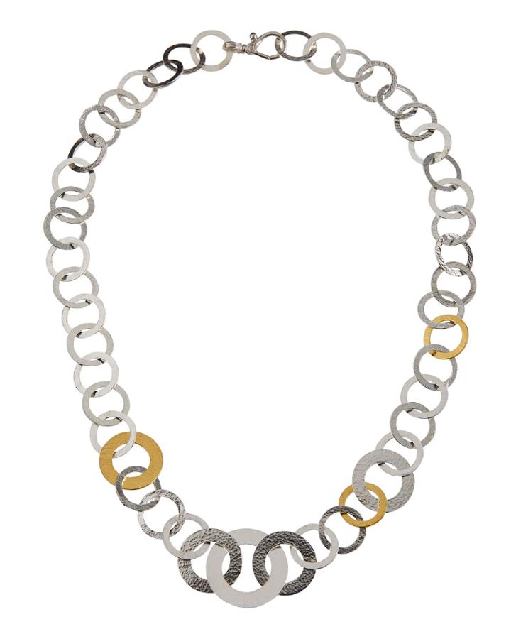 Mango Link Mixed-ring Necklace