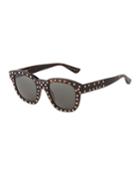 Square Plastic Studded