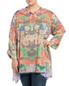 Peadover Floral Challis Tunic,