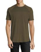 Pin Dot Slub Short-sleeve Tee