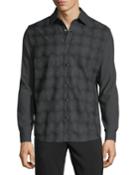 Men's Enamel-snap Plaid Flannel