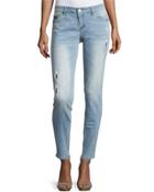 Embellished Skinny Jeans, Mineral Destroy